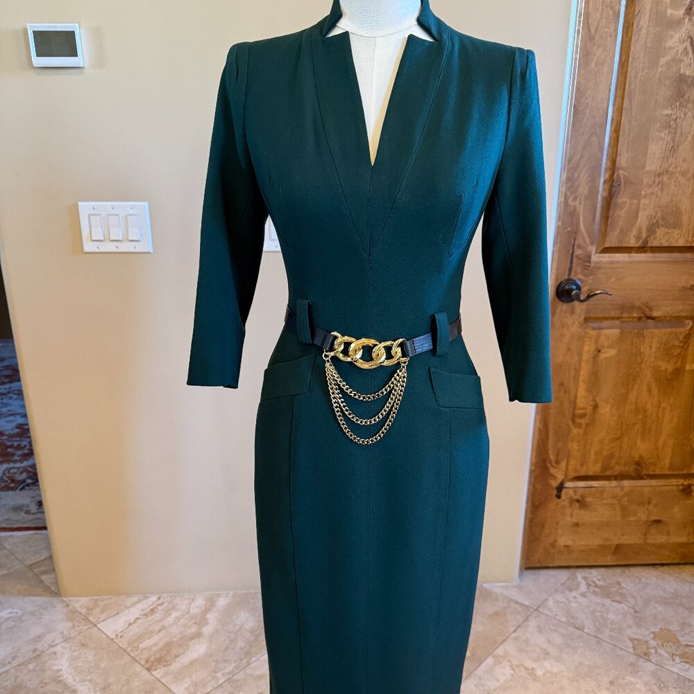 Rare Karen Millen Forever Dress in Evergreen